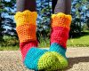 rainbow-entrelac-socks-free-samples