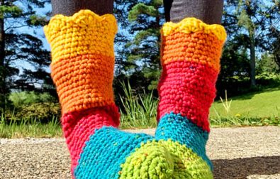 rainbow-entrelac-socks-free-samples
