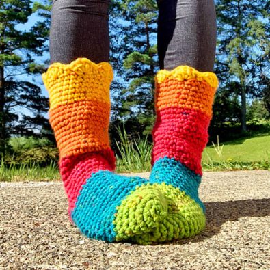 rainbow-entrelac-socks-free-samples