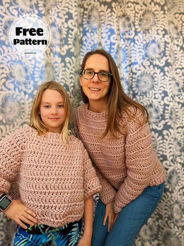 Crochet Chunky Sweater Pattern 