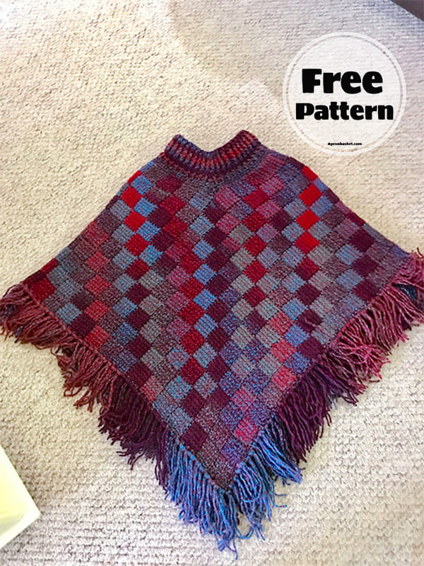 15+ Easy Crochet Poncho Pattern Free 