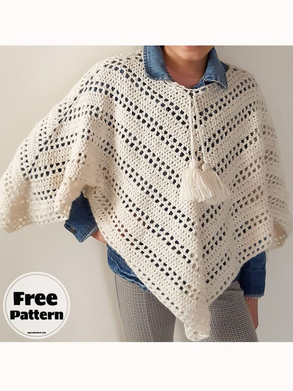 9+ Simple Crochet Poncho Patterns Free