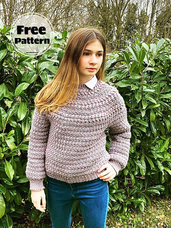 Crochet Pullover Sweater