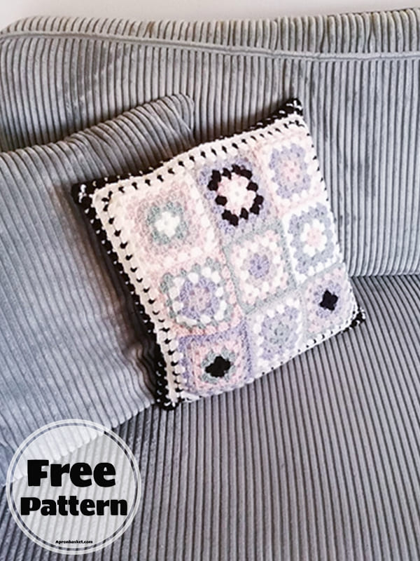 12+ Granny Square Crochet Pillow Pattern Free