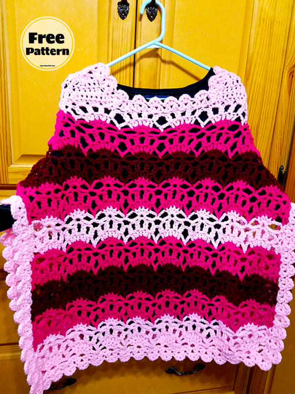 10+ Free Poncho Crochet Patterns 
