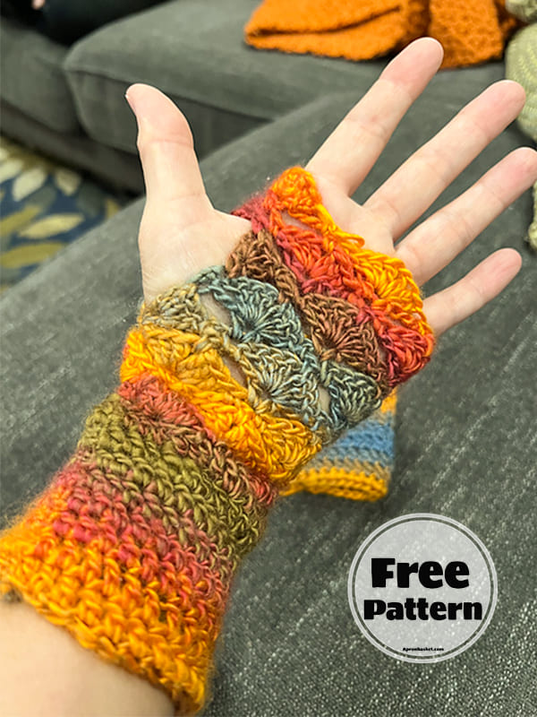 12+ Free Easy Fingerless Gloves Crochet Pattern