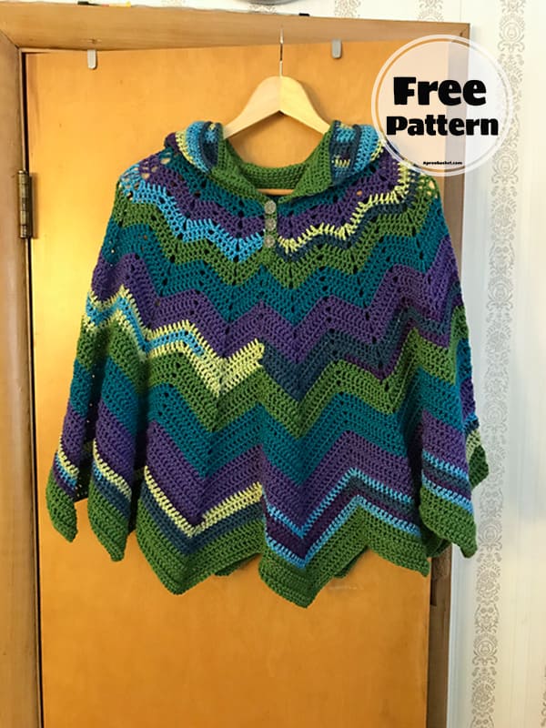 15+ Easy Crochet Poncho Pattern Free