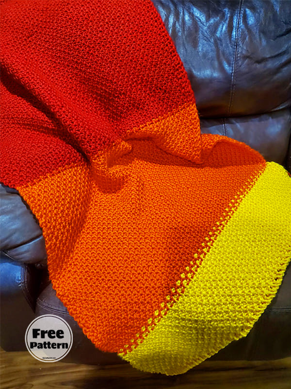 12 Afghan Stitch Crochet Blanket Pattern Free