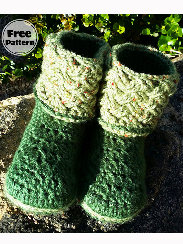 Pattern For Crochet Knee High Socks
