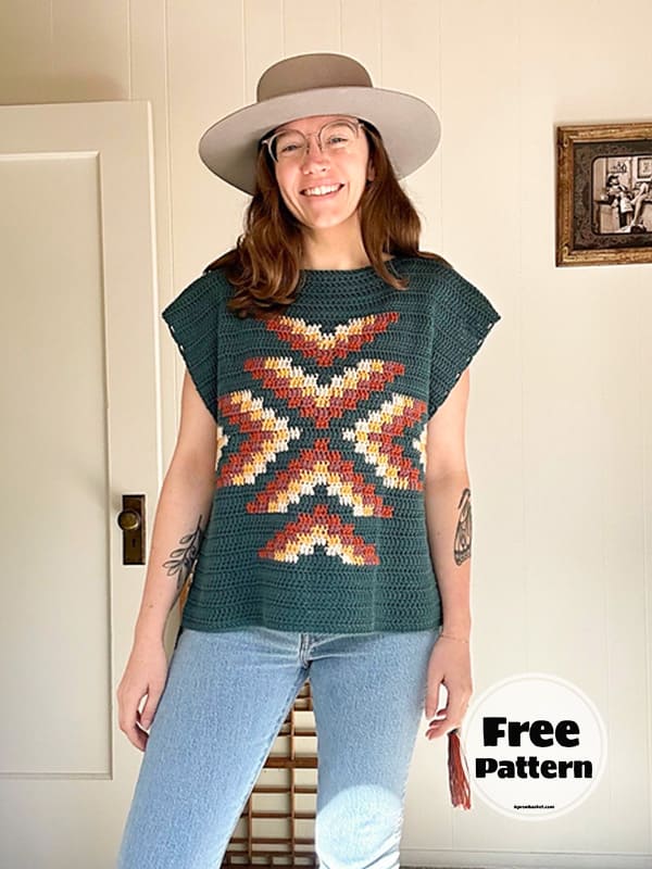 9+ Simple Crochet Poncho Patterns Free