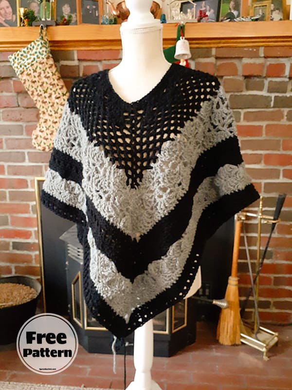 10+ Free Poncho Crochet Patterns 