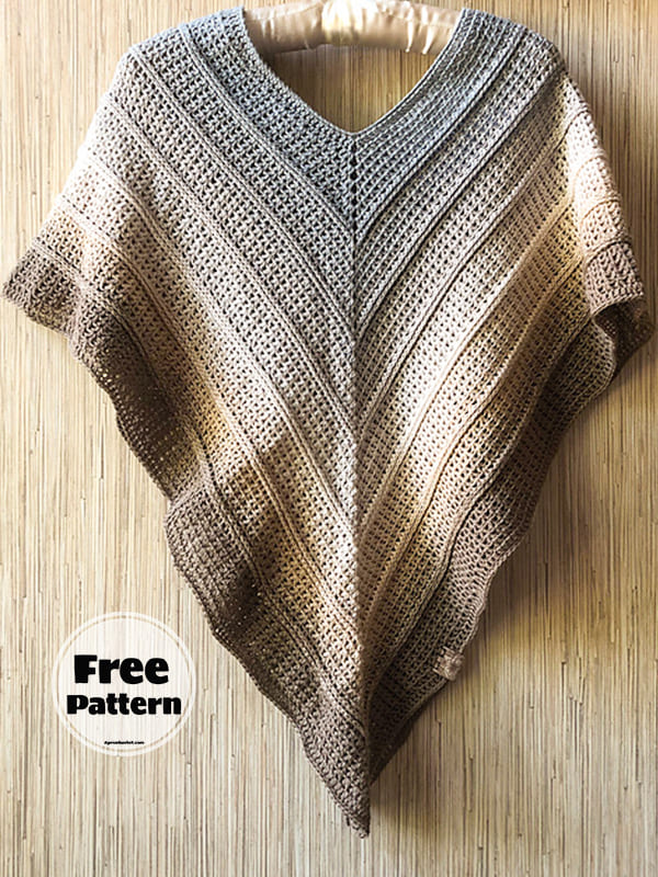 9+ Simple Crochet Poncho Patterns Free