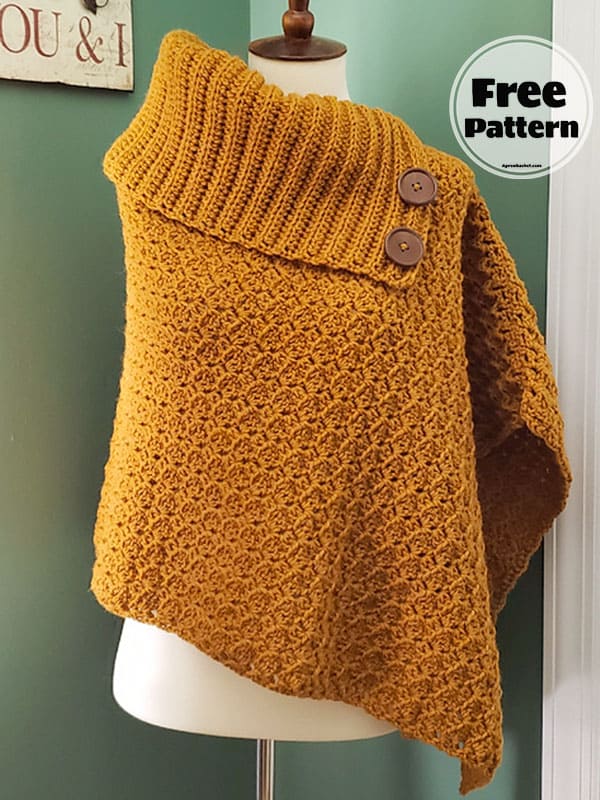 15+ Easy Crochet Poncho Pattern Free