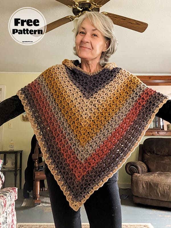 9+ Simple Crochet Poncho Patterns Free