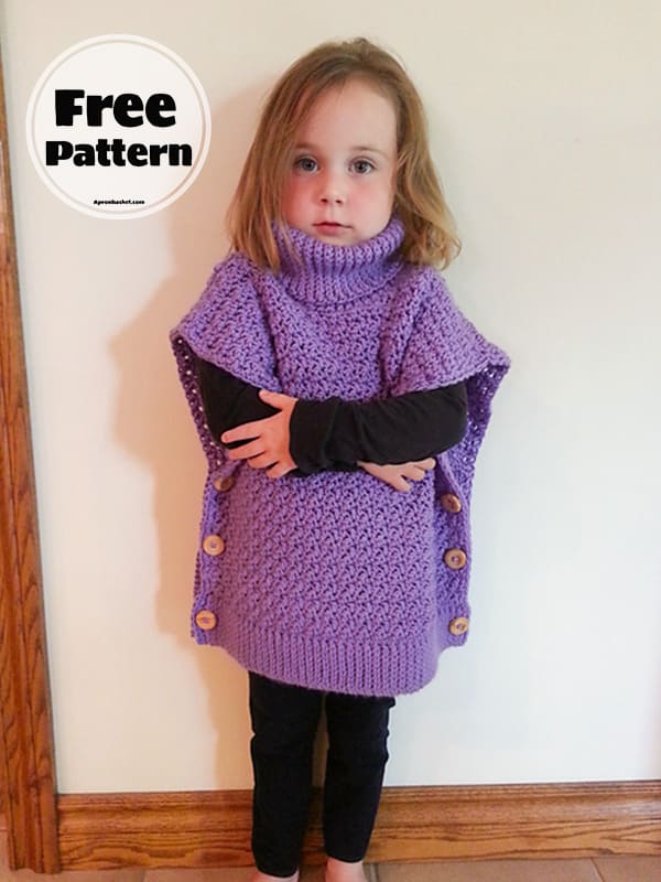 15+ Easy Crochet Poncho Pattern Free