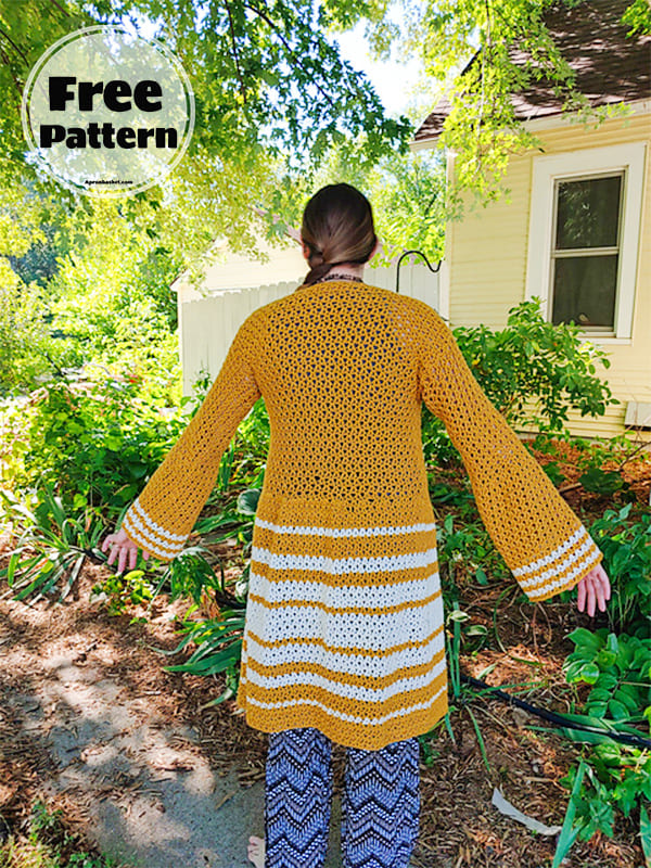 boho crochet duster cardigan pattern