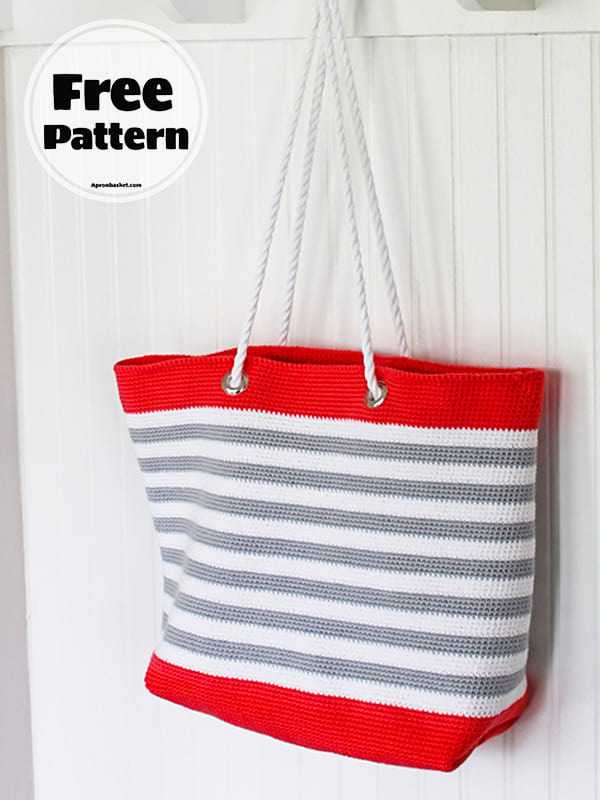 classic crochet beach bag pattern