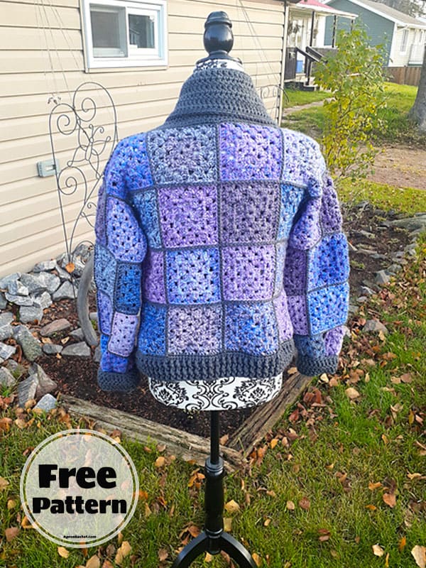 granny square cardigan pattern - 2