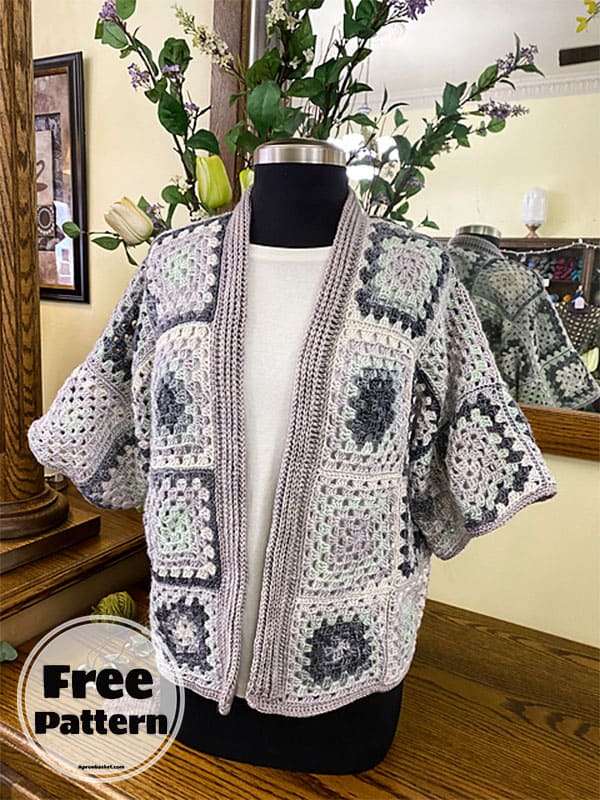 kimono granny square cardigan pattern