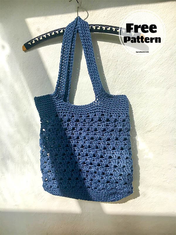 lace beach bag crochet pattern