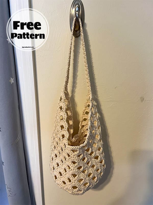 macrame beach bag crochet pattern
