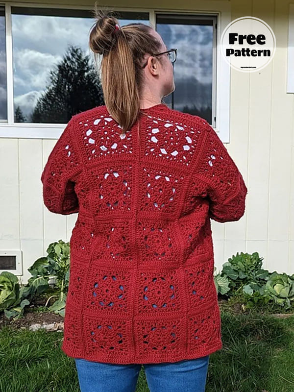 oversized cardigan crochet pattern