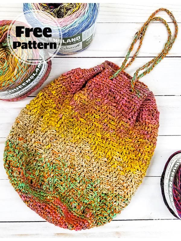 sand dollar beach bag crochet pattern