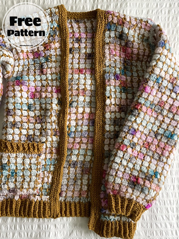 soft and cozy cardigan crochet pattern