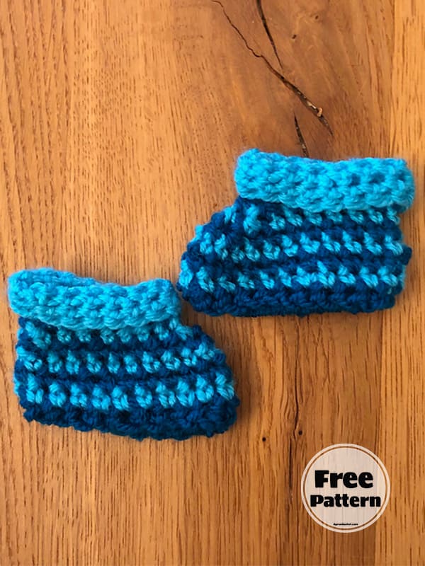 15+ Lovely Free Crochet Patterns For Baby Booties