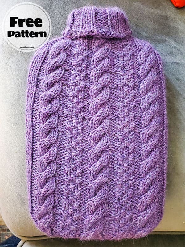 Jamieson Crochet Hot Water Bottle Cover