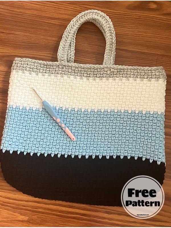 billow crochet tote bag pattern