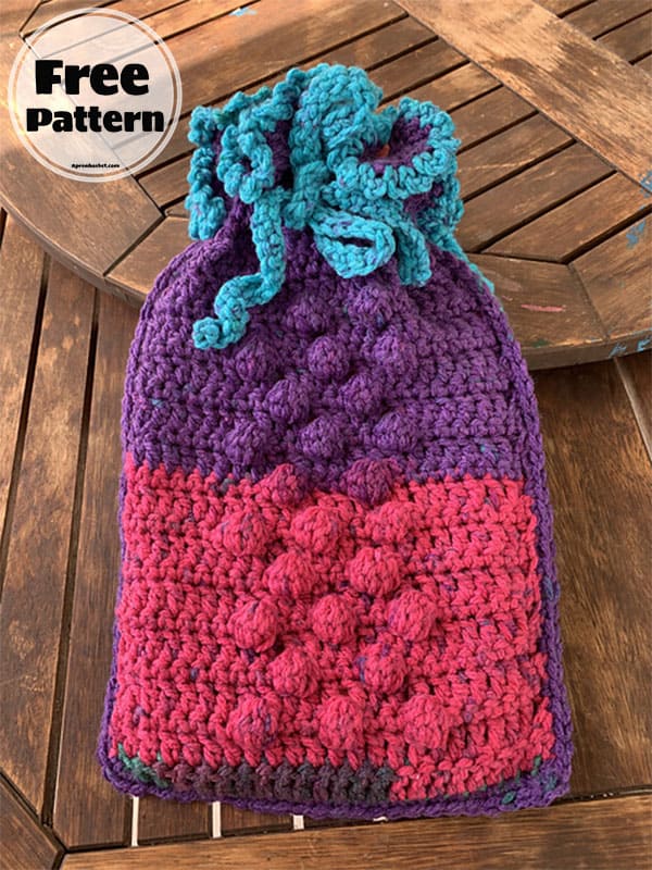 crochet pattern for hot water bottle cover