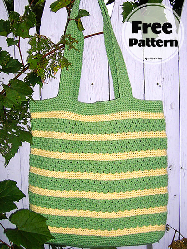 stylin crochet tote bag pattern