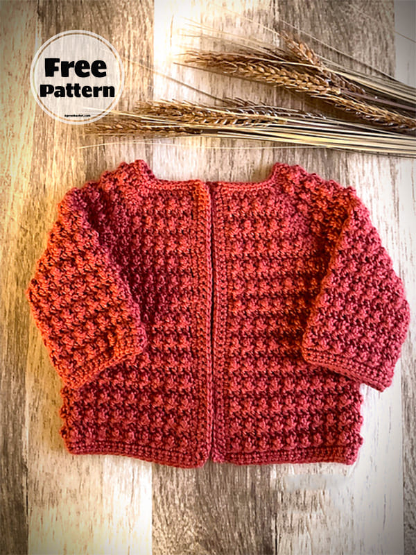 15+ Simple Baby Cardigan Crochet Pattern Free