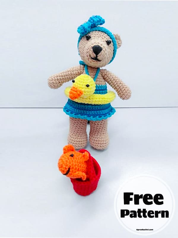 20+ Simple Crochet Bear Amigurumi Free Patterns 