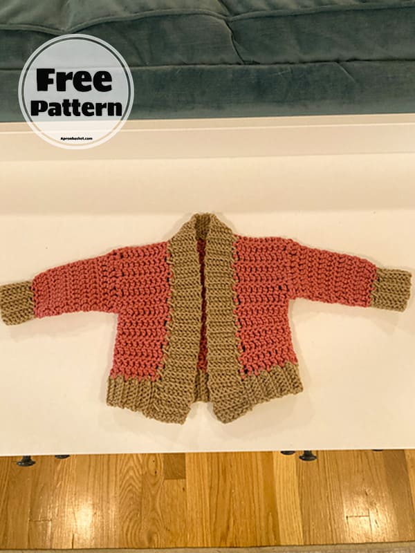 15+ Simple Baby Cardigan Crochet Pattern Free