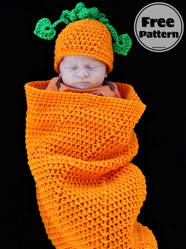 Crochet Baby Pumpkin Cutie Cocoon