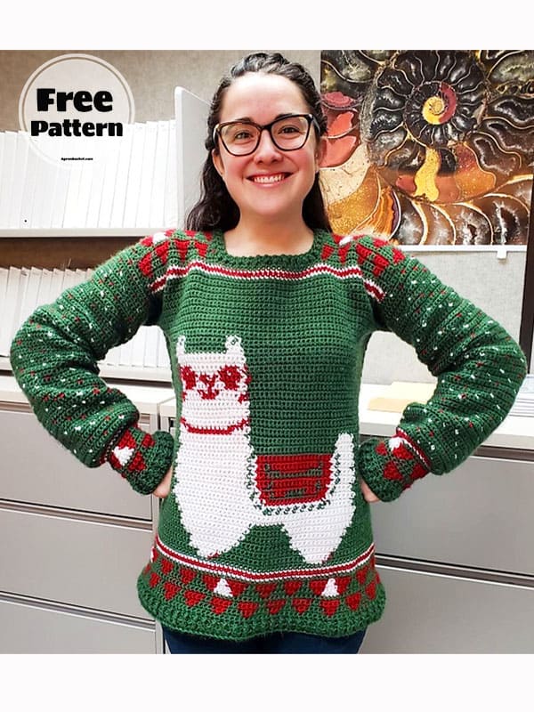Crochet Christmas Sweater Pattern