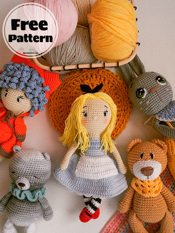 12 + Premium Free Crochet Amigurumi Doll Free Pattern 