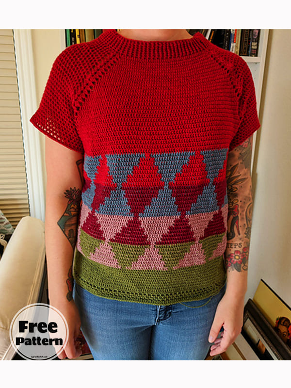 Crochet Raglan Sweater Pattern