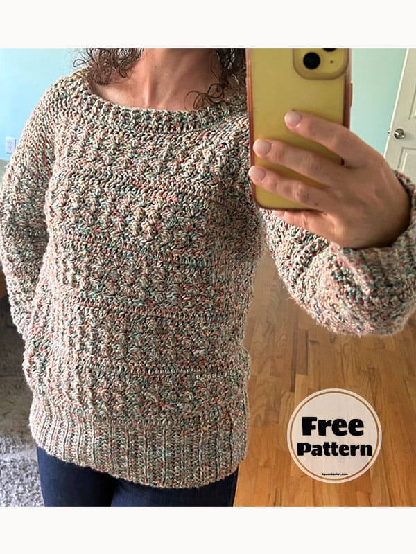 Crochet Sweater Cropped