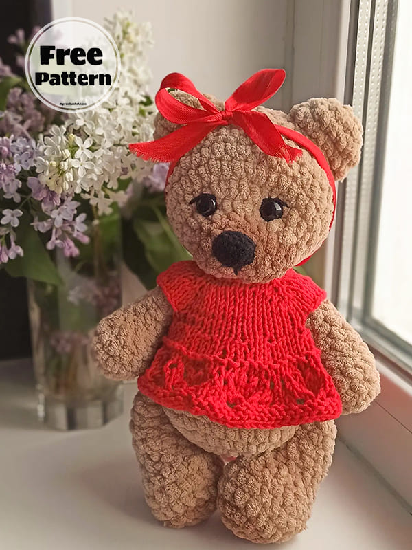 20+ Simple Crochet Bear Amigurumi Free Patterns 