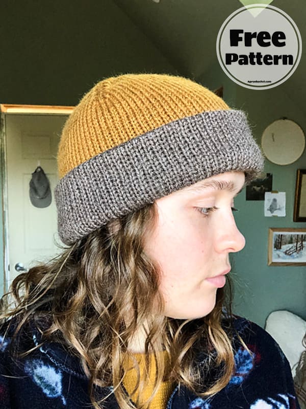 bakers beanie knit hat pattern