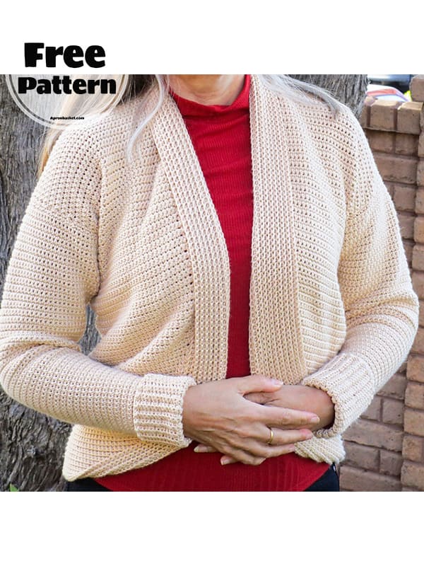 basic crochet cardigan pattern