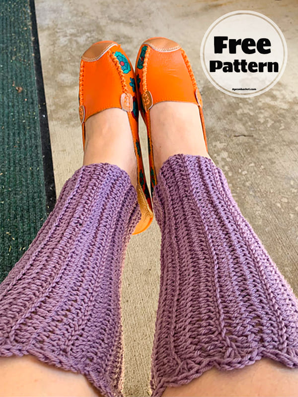 basic crochet leg warmers free pattern