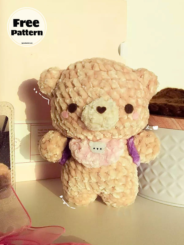 20+ Simple Crochet Bear Amigurumi Free Patterns 