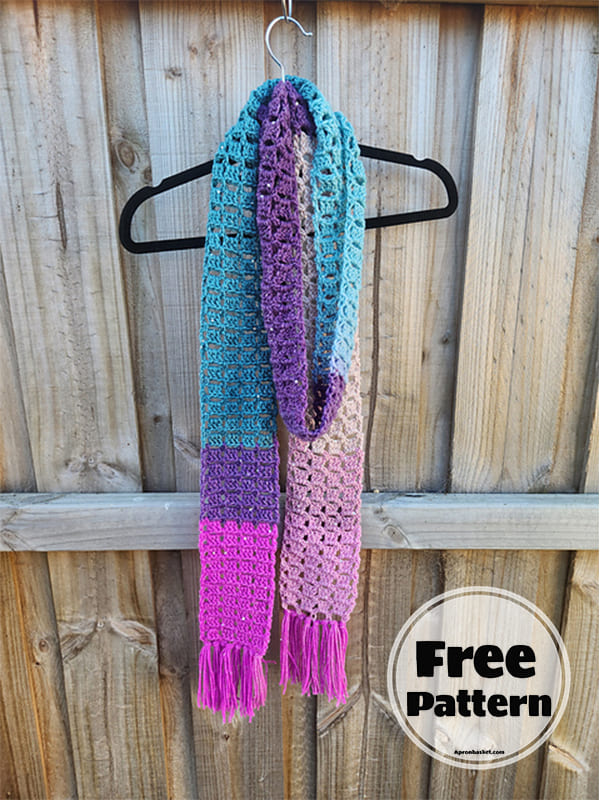 chunky crochet scarf pattern