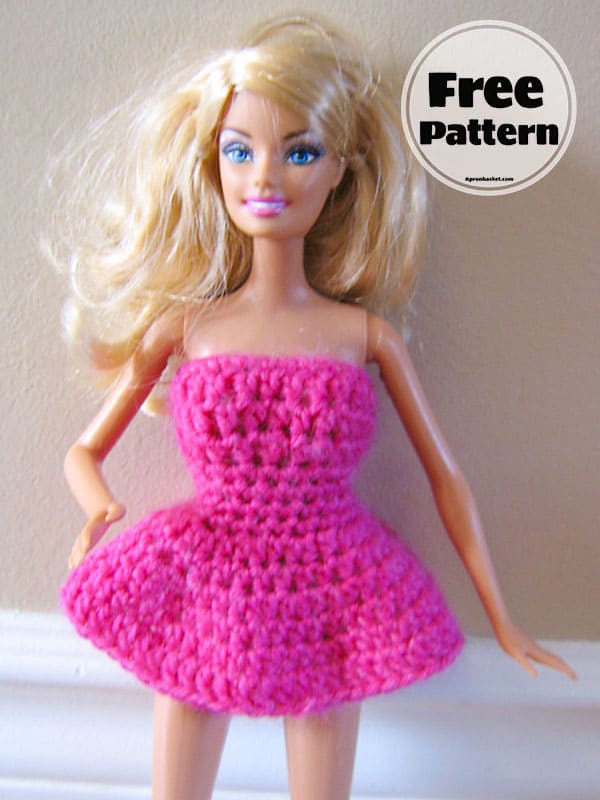crochet barbie garden party clothes