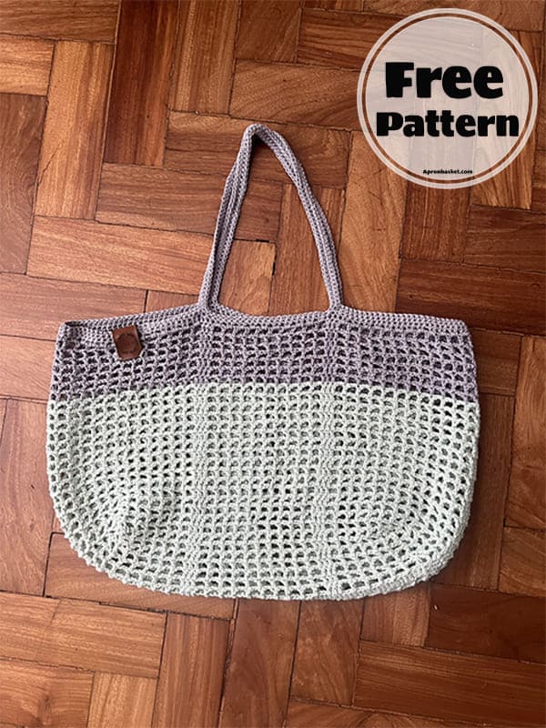 crochet beach and market bag pattern