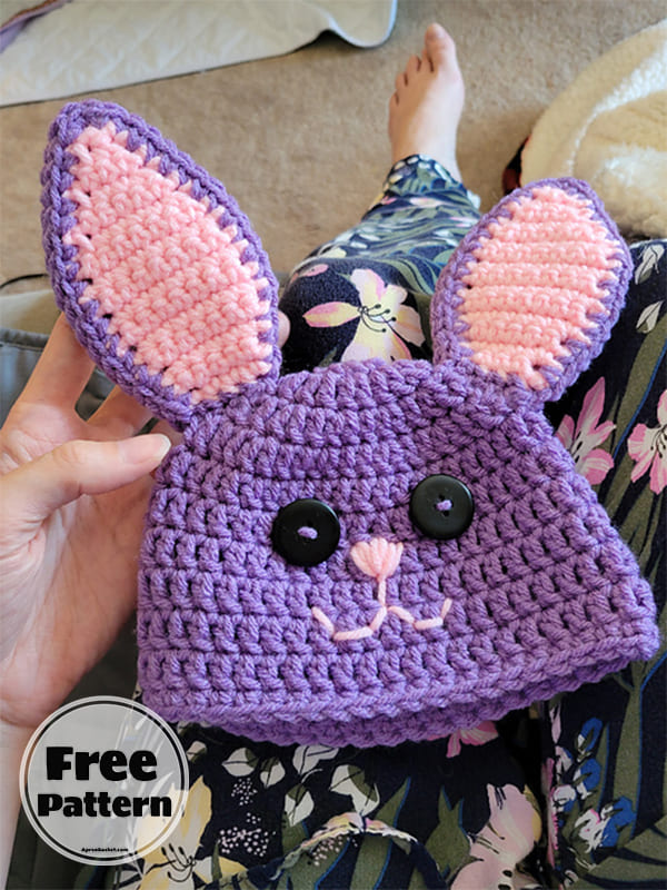 crochet bunny hat pattern